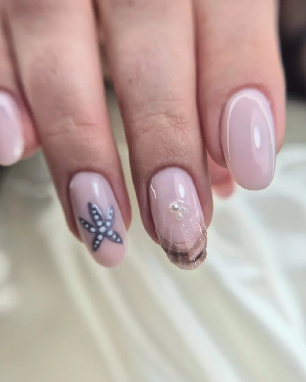 Étoile de mer & perles